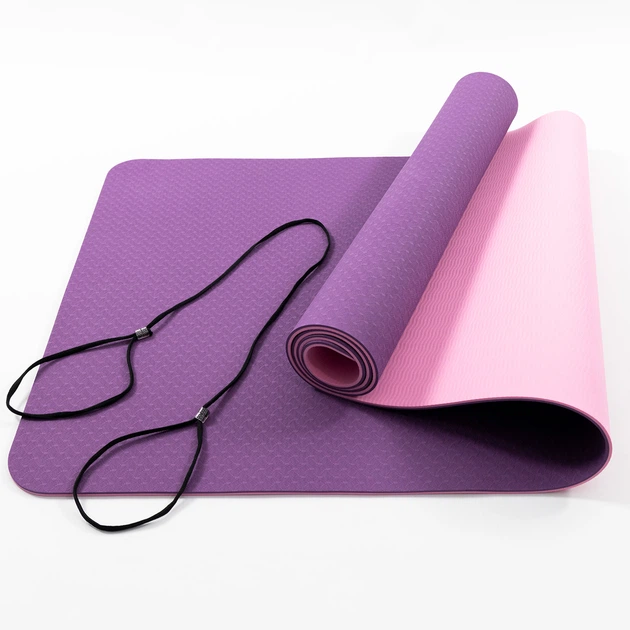 Килимок для йоги та фітнесу OSPORT Yoga ECO Pro — 6 мм, 183×61 см